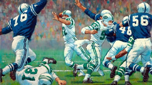 Joe Namath Painting