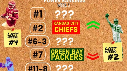 The Al Dente Dozen Week 3 NFL Power Rankings
