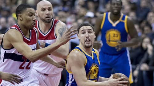 Everybody Wanna Talk, But They Forgot About Klay 9 Golden State Warriors Guard Klay Thompson. Photo Credit: Keith Allison - Under Creative Commons License