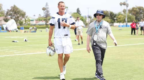 Los Angeles Chargers Quarterback Philip Rivers. All-Time Perfect Chargers Team. Photo Credit: Monica Dyrud | The LAFB Network