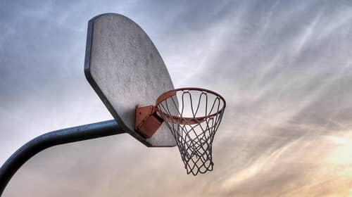Basketball Hoop. Los Angeles Lakers. Photo Credit: Arturo Donate | Under Creative Commons License