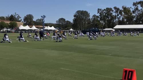 Los Angeles Rams 2018 Training Camp. Photo Credit: Ryan Dyrud | Sports Al Dente