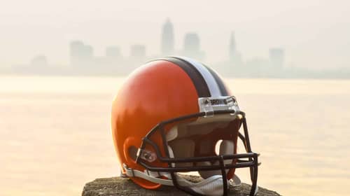 Cleveland Browns Helmet. Photo Credit: Erik Drost | Under Creative Commons License