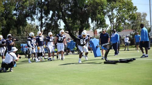 Los Angeles Chargers Defensive Line 2019 Training Camp. Photo Credit: Ryan Dyrud | The LAFB Network