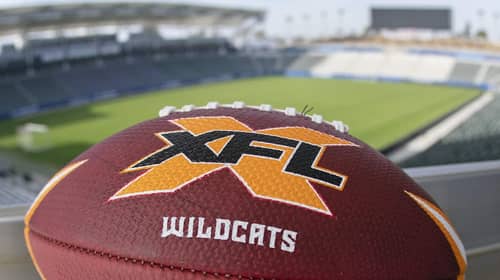Los Angeles XFL Wildcats Football. Photo Credit: XFL Wildcats
