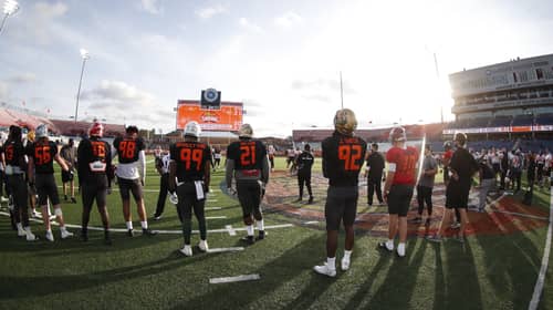 Winners From The 2021 Senior Bowl 5 1/27/21 Practice SeniorBowl | Photo by Jeff Hanson