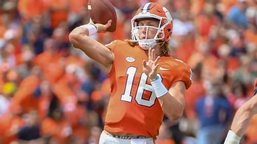 Clemson Quarterback Trevor Lawrence. Photo Credit: TigerNet.com | Under Creative Commons License