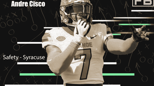 Syracuse Safety Andre Cisco. LAFB Network Graphic.