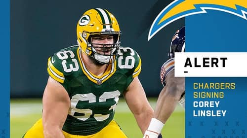 Chargers Land Corey Linsley and Matt Feiler On The First Day Of Free Agency 5 Linsley