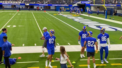 Los Angeles Rams Tight Ends. Photo Credit: Ryan Dyrud | LAFB Network