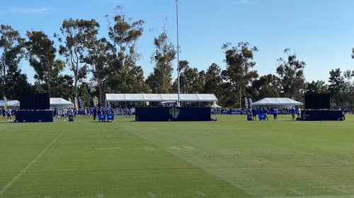 Los Angeles Rams Training Camp In Irvine California. Photo Credit: Ryan Dyrud | LAFB Network