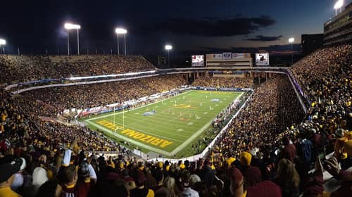 Sun Devil Stadium. Photo Credit: Wikimedia Commons