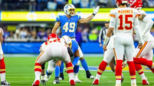 Los Angeles Chargers Linebacker Drue Tranquill. Photo Credit: Mike Nowak | LA Chargers