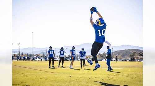 Los Angeles Rams Wide Receiver Cooper Kupp. Photo Credit: Brevin Townsell | LA Rams