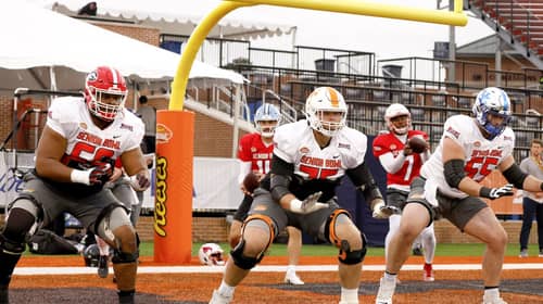Justin Shaffer: One-On-One With LAFB's Ian Vanroy 4 2/1/22 FB Reese's Senior Bowl