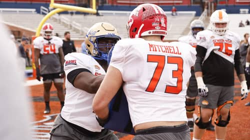 Senior Bowl Day Two Takeaways: Rams Offensive Line Prospects 5 2/1/22 FB Reese's Senior Bowl