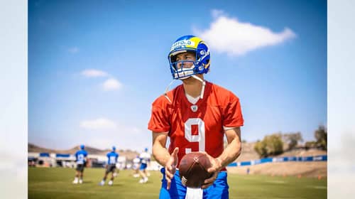 A Key To The Rams Offseason Success Is Now In Place | Extending Matthew Stafford 8 Los Angeles Rams Quarterback Matthew Stafford. Photo Credit: Brevin Townsell | LA Rams