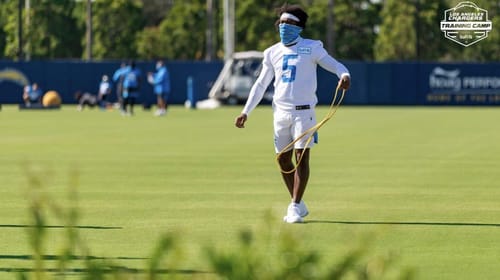 Los Angeles Chargers Quarterback Tyrod Taylor. Photo Credit: Los Angeles Chargers via Tyrod Taylor's Twitter