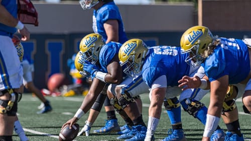 UCLA Spring Practice. Photo Credit: UCLA Athletics