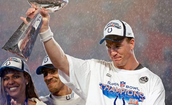 Peyton Manning Wins First Super Bowl