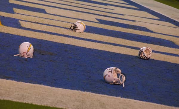 chargers helmets