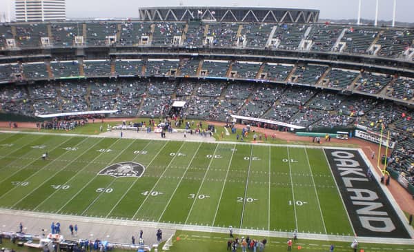 Oakland Coliseum Giorgio Tavecchio