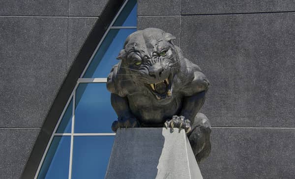 Carolina Panthers Statue