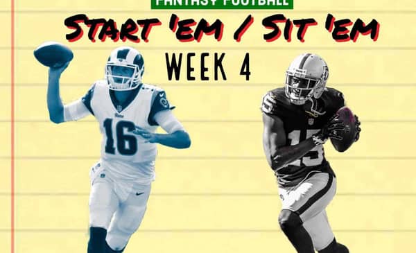 Sit 'Em Start 'Em Week 4
