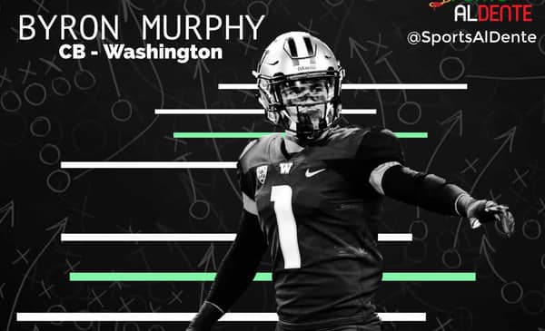 Byron Murphy NFL Draft Profile. Photo Credit: 247 Sports / Sports Al Dente Illustration via Ryan Bertrand.