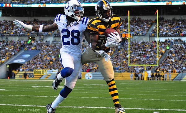 Antonio Brown And The San Francisco 49ers 2 Current Pittsburgh Steelers Receiver Antonio Brown. Photo Credit: Brook Ward - Under Creative Commons License