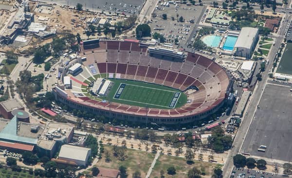 The Current Home Of The Los Angeles Rams, The LA Coliseum. Photo Credit: Ron Reiring | Under Creative Commons