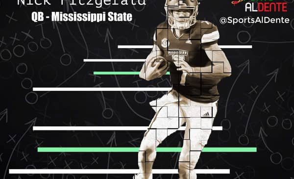 Nick Fitzgerald NFL Draft Profile 2 Nick Fitzgerald NFL Draft Profile | Sports Al Dente Illustration