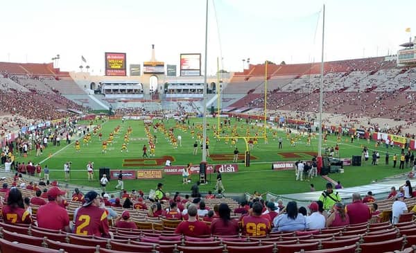 USC Football At The LA Coliseum. Photo Credit: chenjack | Under Creative Commons License