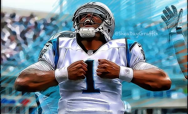 One Big Fantasy Question – NFC South Edition 2 Carolina Panthers Quarterback Cam Newton. Photo Credit: Shea Huening | Under Creative Commons License