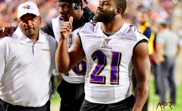 Week 6 Fantasy Football. Baltimore Ravens Running Back Mark Ingram. Photo Credit: All-Pro Reels. Under Creative Common License