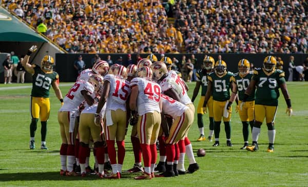 San Francisco 49ers Vs Green Bay Packers In 2012. Photo Credit: Mike Morbeck | Under Creative Commons License