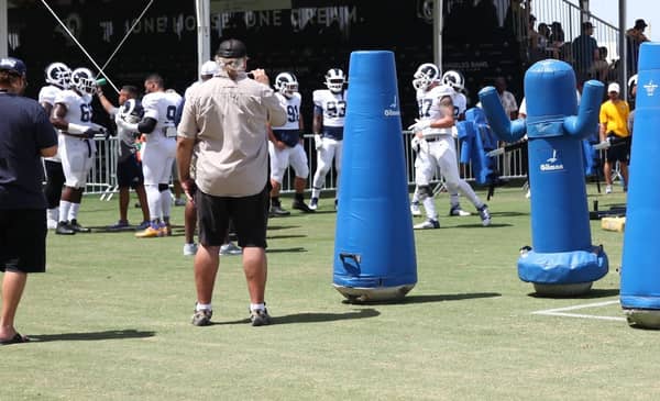 LA Rams Defensive Line During Training Camp. Photo Credit: Ryan Dyrud | The LAFB Network