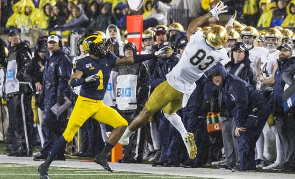 The Newest Crop Of Fantasy Football Rookie WRs: Part 2 2 Wide Receiver Chase Claypool. Photo Credit: MGoBlog | Under Creative Commons License