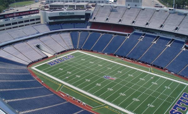 Buffalo Bills Stadium. Photo Credit: Mike Cardus | Under Creative Commons License
