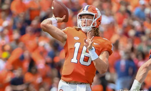 Clemson Quarterback Trevor Lawrence. Photo Credit: TigerNet.com | Under Creative Commons License