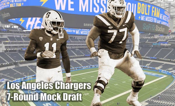 Final Los Angeles Chargers Mock Draft 2 Los Angeles Chargers 7-Round Mock Draft. LAFB Network Graphic
