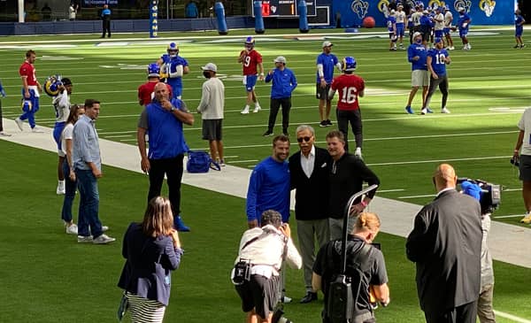 If This Is Andrew Whitworth’s Last Ride, Where Will He Rank Among Franchise Linemen 2 Los Angeles Rams Power Players On The Sideline During Open Practice. Photo Credit: Ryan Dyrud | LAFB Network