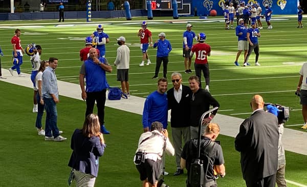 Los Angeles Rams Power Players On The Sideline During Open Practice. Photo Credit: Ryan Dyrud | LAFB Network