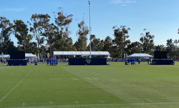 Rams Safety Jordan Fuller Gets The Green Dot 2 Los Angeles Rams Training Camp In Irvine California. Photo Credit: Ryan Dyrud | LAFB Network