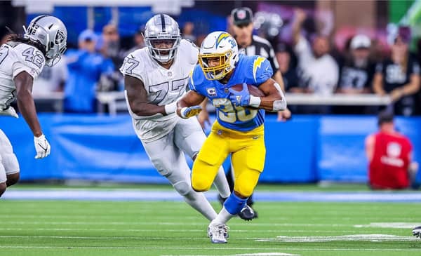 Lightning Can’t Stop Chargers; Bolts Defeat Raiders In MNF Showdown 2 Los Angeles Chargers Running Back Austin Ekeler. Photo Credit: Mike Nowak | Los Angeles Chargers