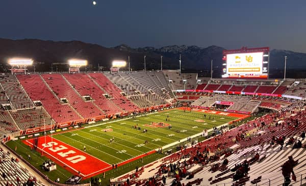 Salt Lake City, UT - Saturday October 16, 2021: Pac-12 College Football. Arizona State vs University of Utah at Rice-Eccles Stadium. Photo Credit: Bryan Byerly | Utah Athletics