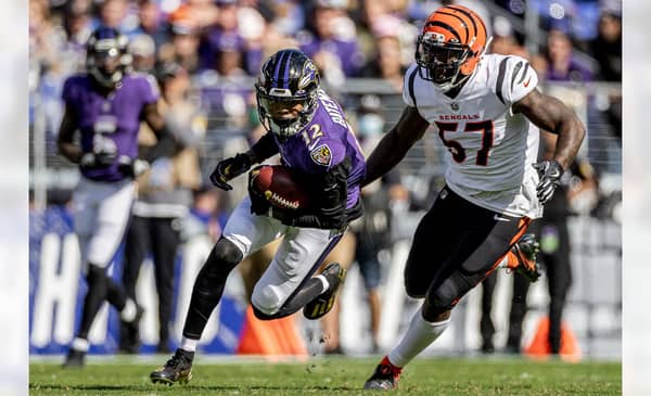 Fantasy Football 2021: Week 9 Waiver Wire Pick Ups 2 Baltimore Ravens Wide Receiver Rashod Bateman. Photo Credit: Baltimore Ravens
