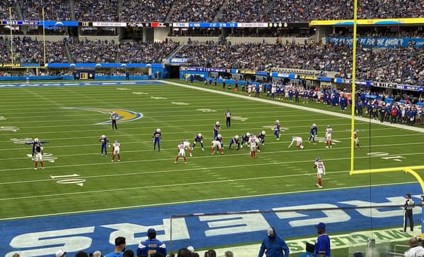The Los Angeles Chargers Take On The New York Giants At SoFi Stadium. Photo Credit: Ryan Dyrud | LAFB Network