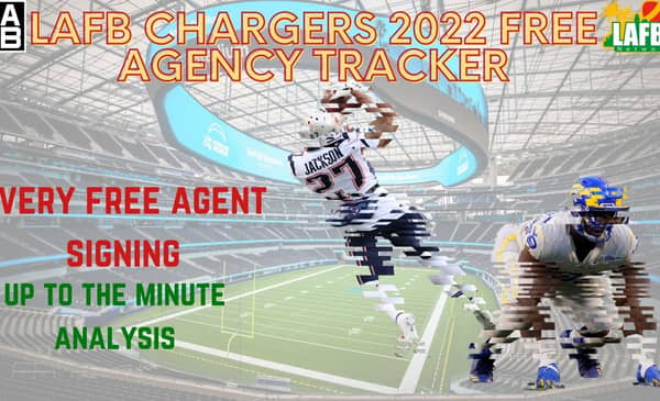 Los Angeles Chargers 2022 Free Agency Tracker