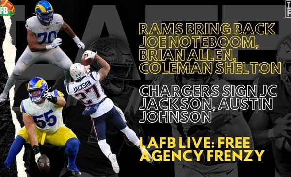 Free Agency Frenzy Day 1 Recap: Rams Focus On Offensive Line, Chargers Sign JC Jackson 2 NFL Free Agency Day 1 Recap